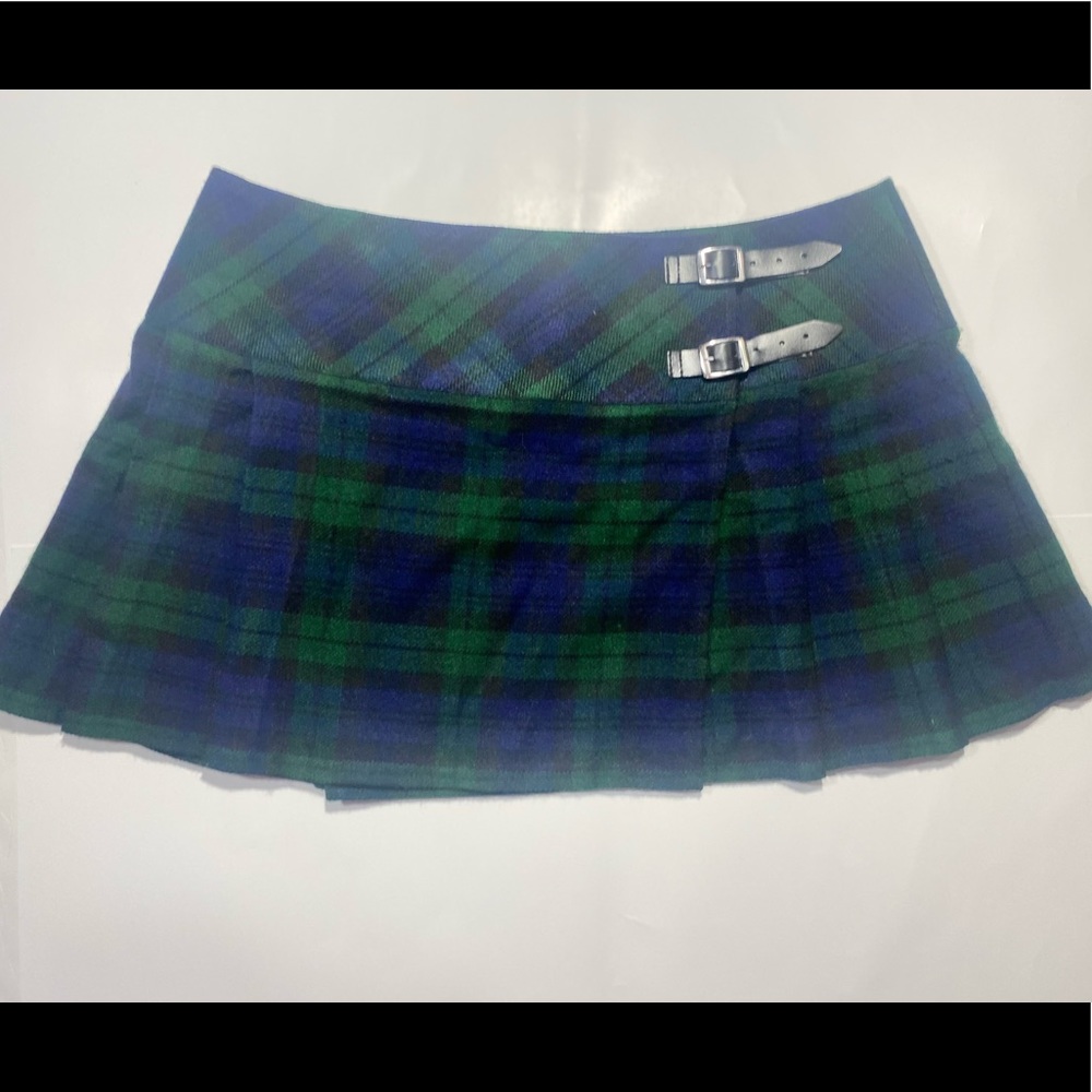 🦋🦄Scottish Designe Tartans Micro Mini Plaid SchoolGirl Skirt kilt